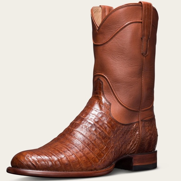 Tecovas Other - Tecovas The Cole Pecan Caiman Cowboy Boots Sz 10.5